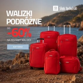 Z miłości do podróży i pakowania... ❤️✈️ 

Przedstawiamy Wam nasz czerwony, materiałowy zestaw od Słoń Torbalski! To idealna propozycja dla tych, którzy cenią klasę i wygodę.

Co wyróżnia ten model?

✅ Lekkość i elastyczność: Materiałowa konstrukcja jest lżejsza i wybacza więcej, gdy wracacie z pamiątkami.
✅ Funkcja poszerzenia: Zwiększcie pojemność walizki w kilka sekund, gdy nagle potrzebujecie więcej miejsca!
✅ Mobilność: Zwrotne kółka 360° sprawiają, że manewrowanie na lotnisku to czysta przyjemność.
✅ Organizacja: Zewnętrzne i wewnętrzne kieszenie pomogą Wam utrzymać porządek.

Zestaw dostępny w super cenie! Skorzystajcie z rabatu do -60% na zestawy walizek Słoń Torbalski. 🎒

#SłońTorbalski #WalizkiMateriałowe #CzerwoneWalizki #Podróżowanie #OrganizacjaPodróży #Pakowanie #Wakacje2024 #WyprzedażDo60 #BagażPodręczny #Kółka360 #Poszerzenie #TravelStyle
